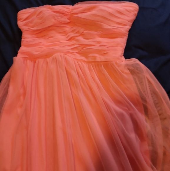 Pink strapless dress - Picture 3 of 5